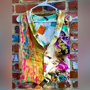 Jams World colorful Hawaiian vest